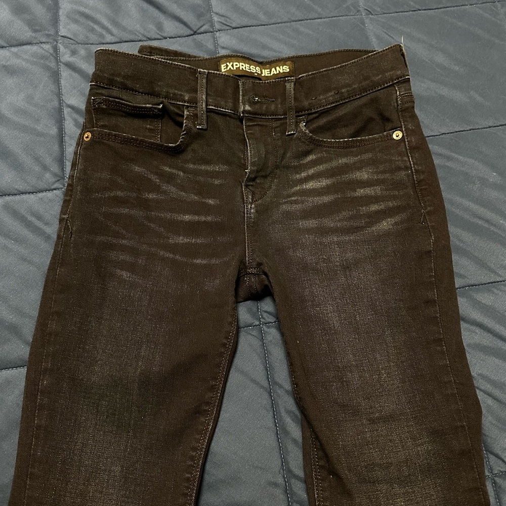 NWOT Express Women's Dark Blue Skinny Jeans